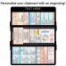 WhiteCoat Clipboard® Trifold - Blackout Medical Edition